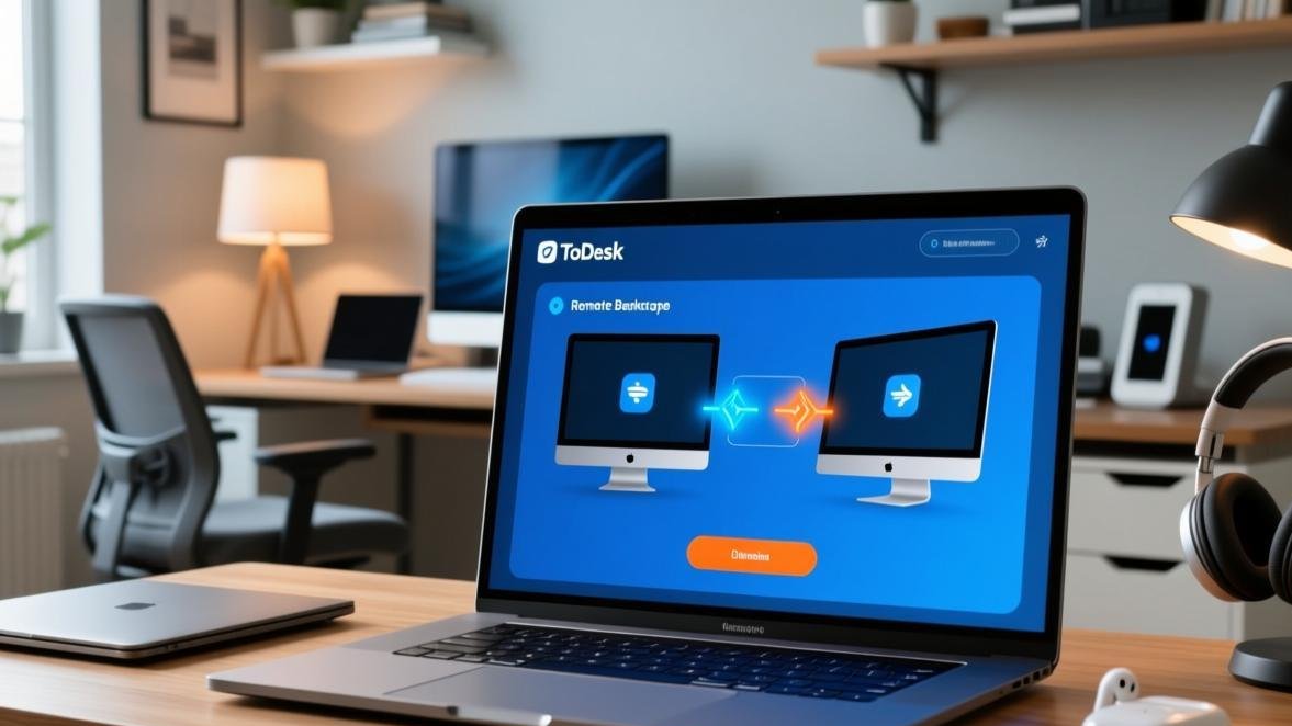 ToDesk远程协助家人电脑示意图